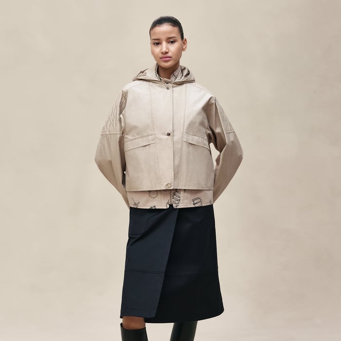 Beige Pierre d'Istrie "Cahier Du Colporteur" Modular Jacket