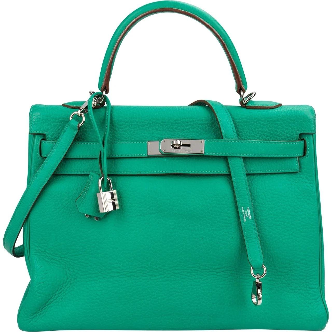 Kelly 35 leather handbag