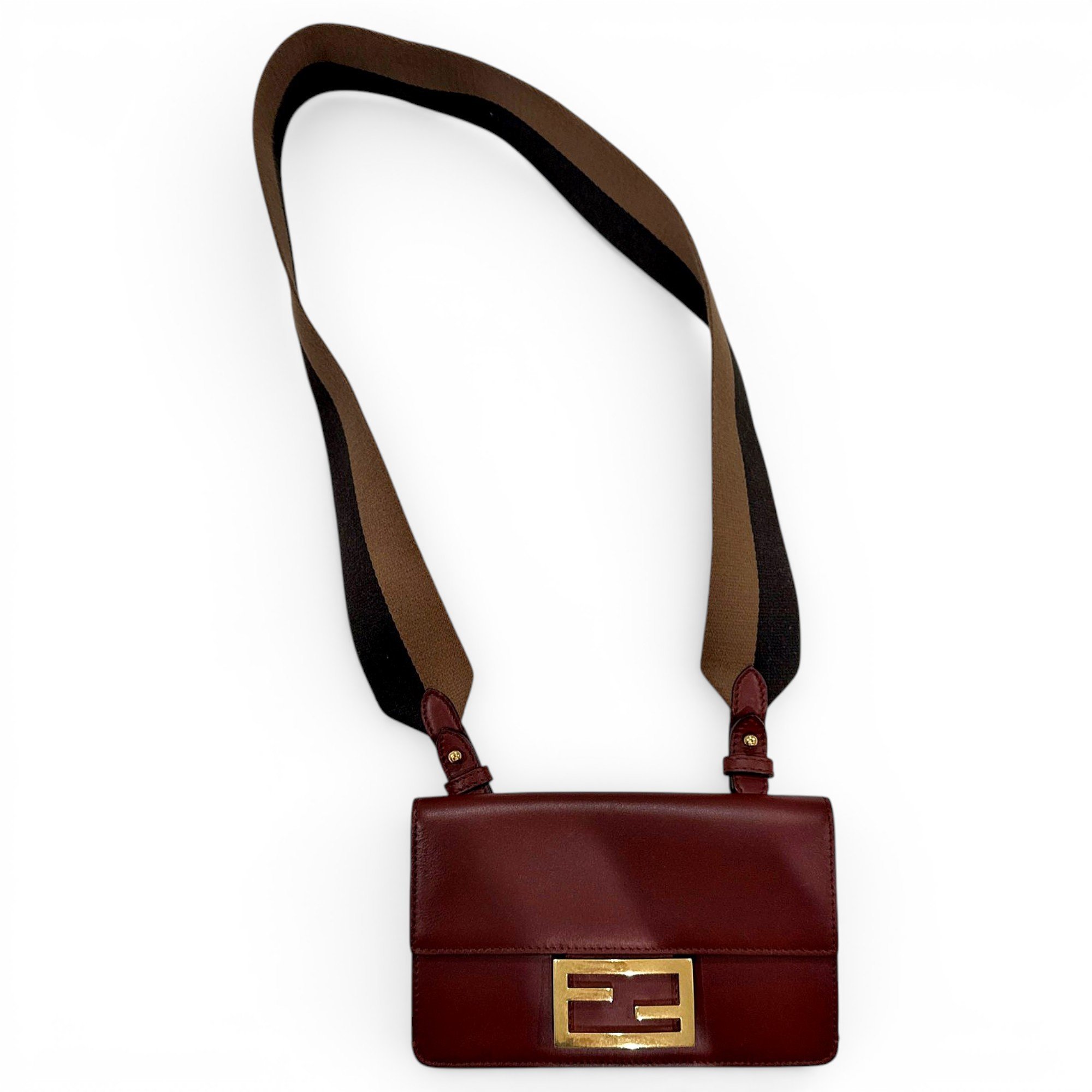 Baguette leather handbag