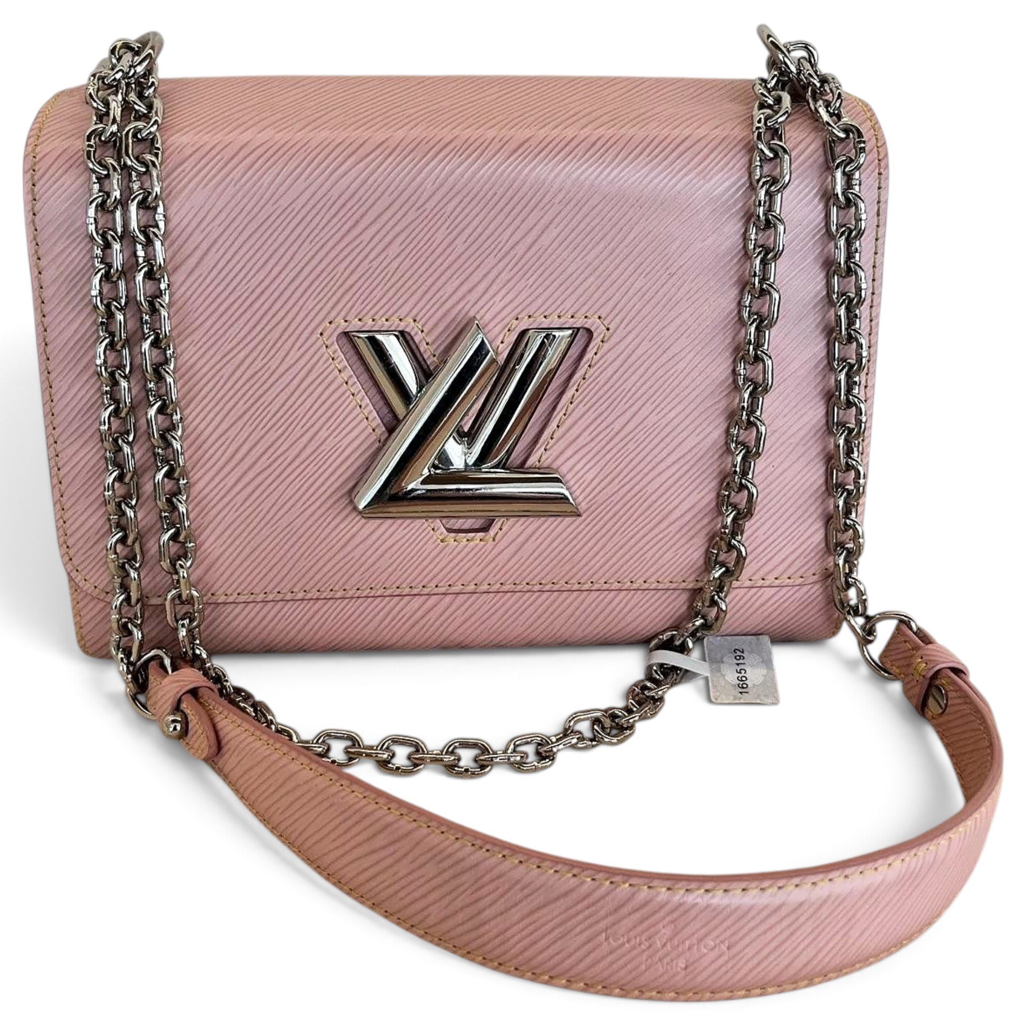 Twist leather crossbody bag