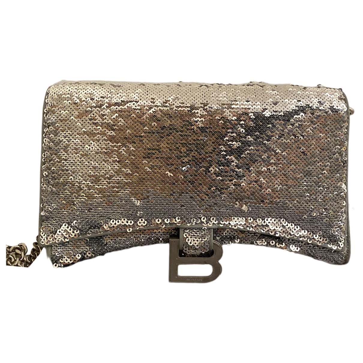 Hourglass glitter crossbody bag