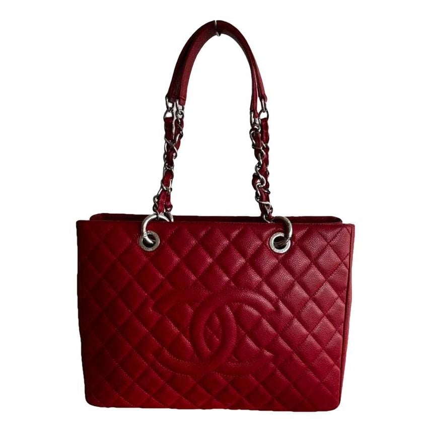 Grand shopping leather tote