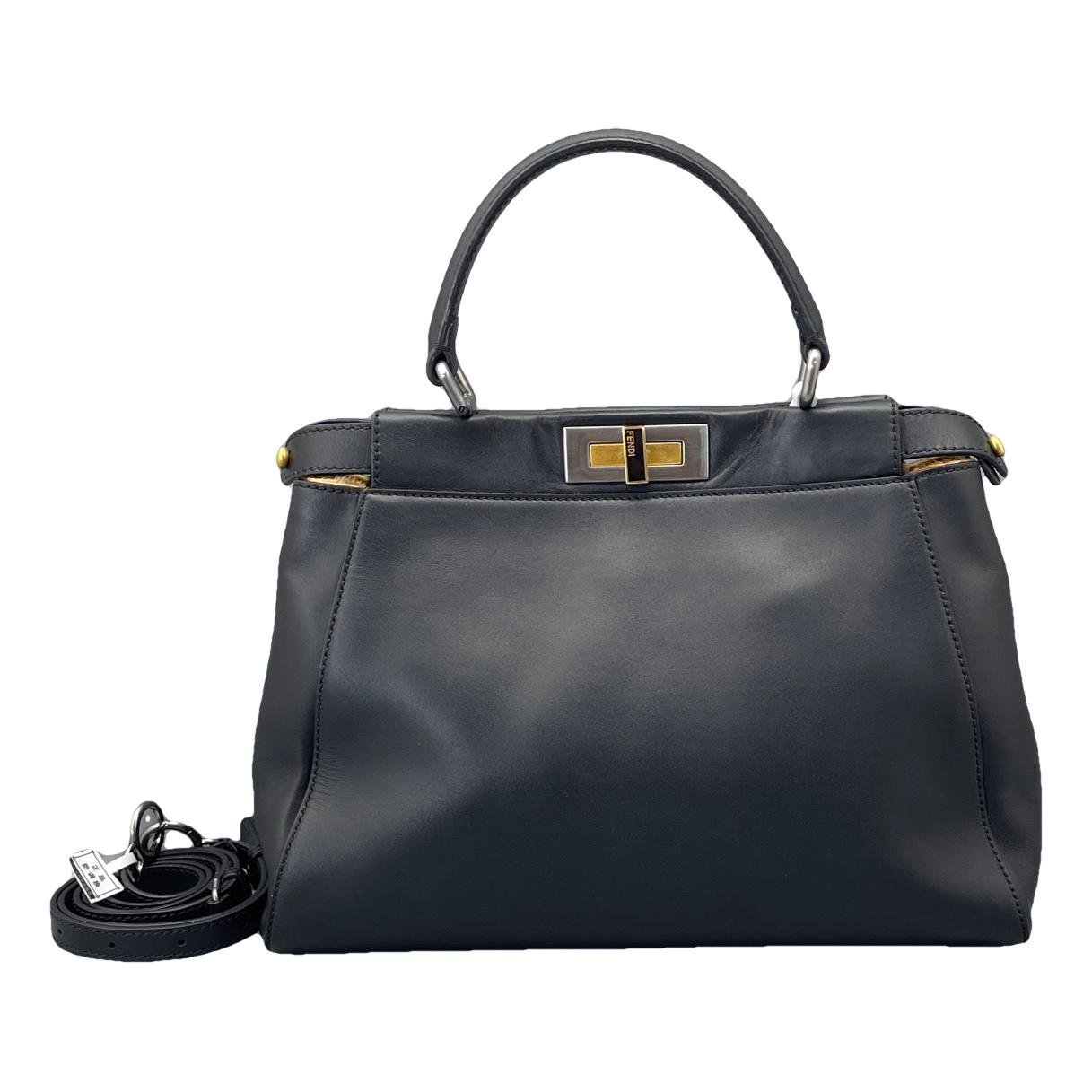 Peekaboo pony-style calfskin handbag