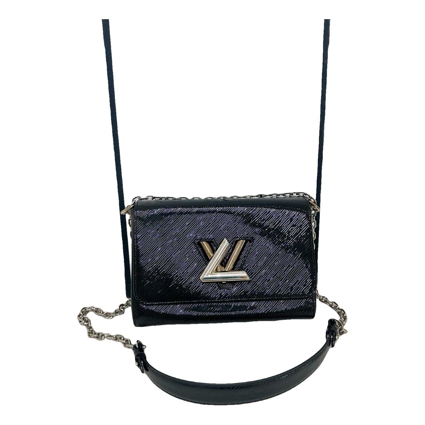 Twist leather handbag