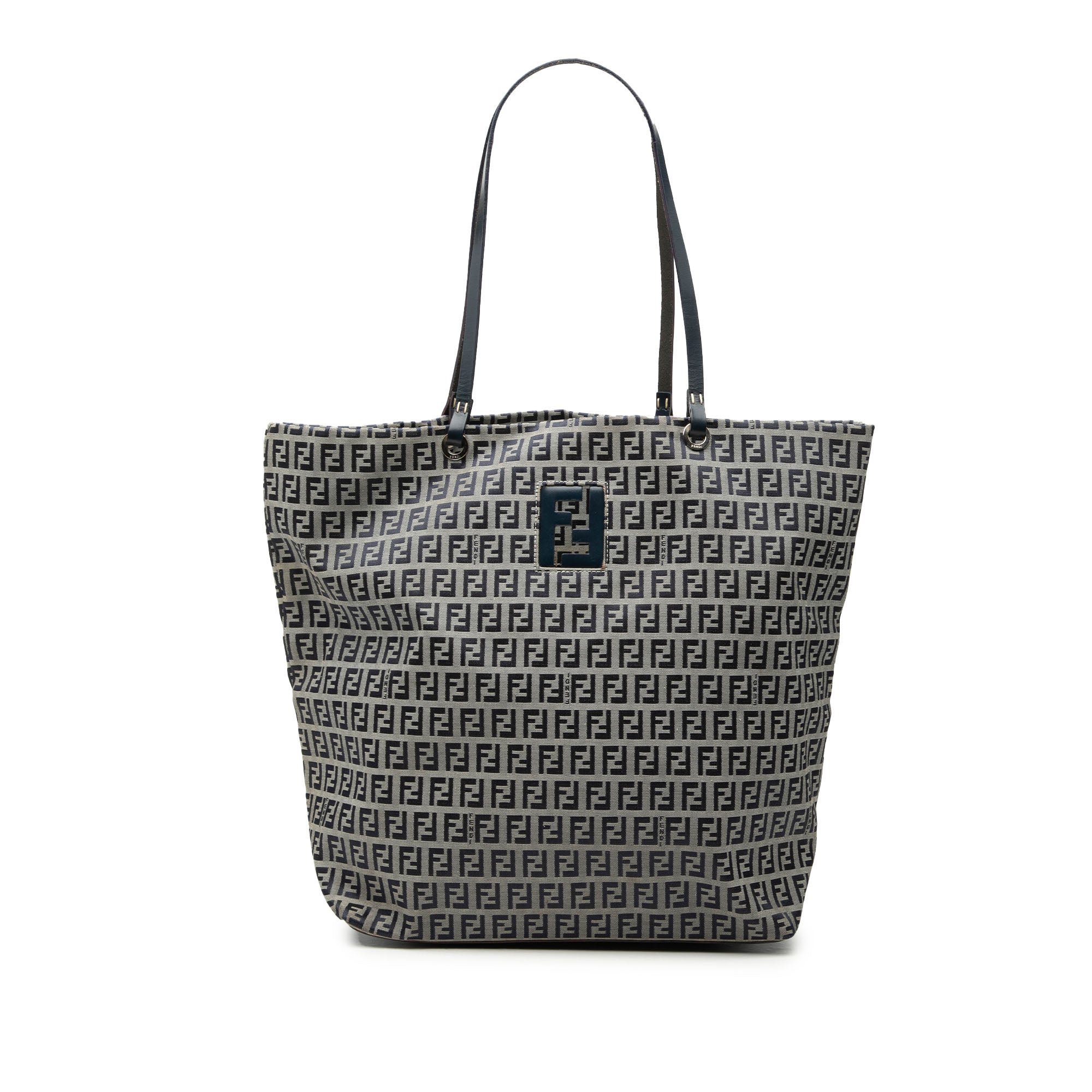 Pocket leather tote