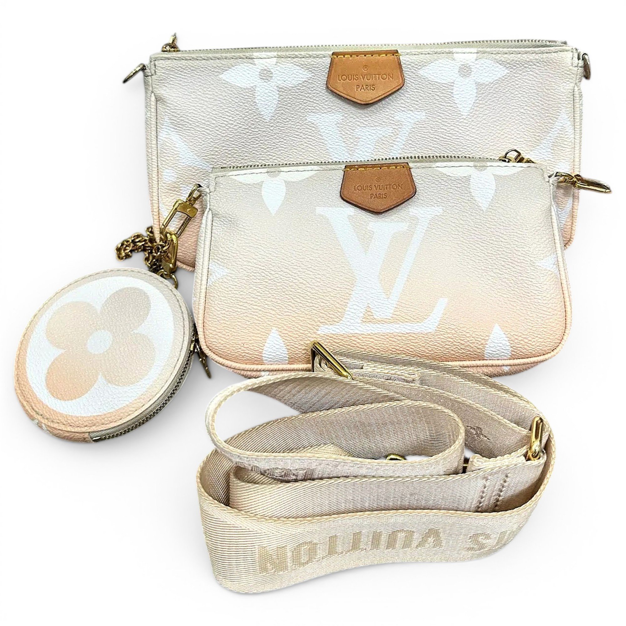 Multi Pochette Accessoires vinyl handbag
