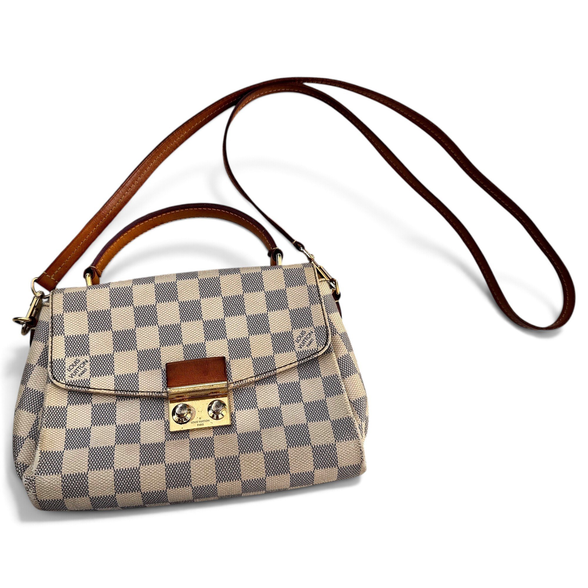 Croisette leather handbag