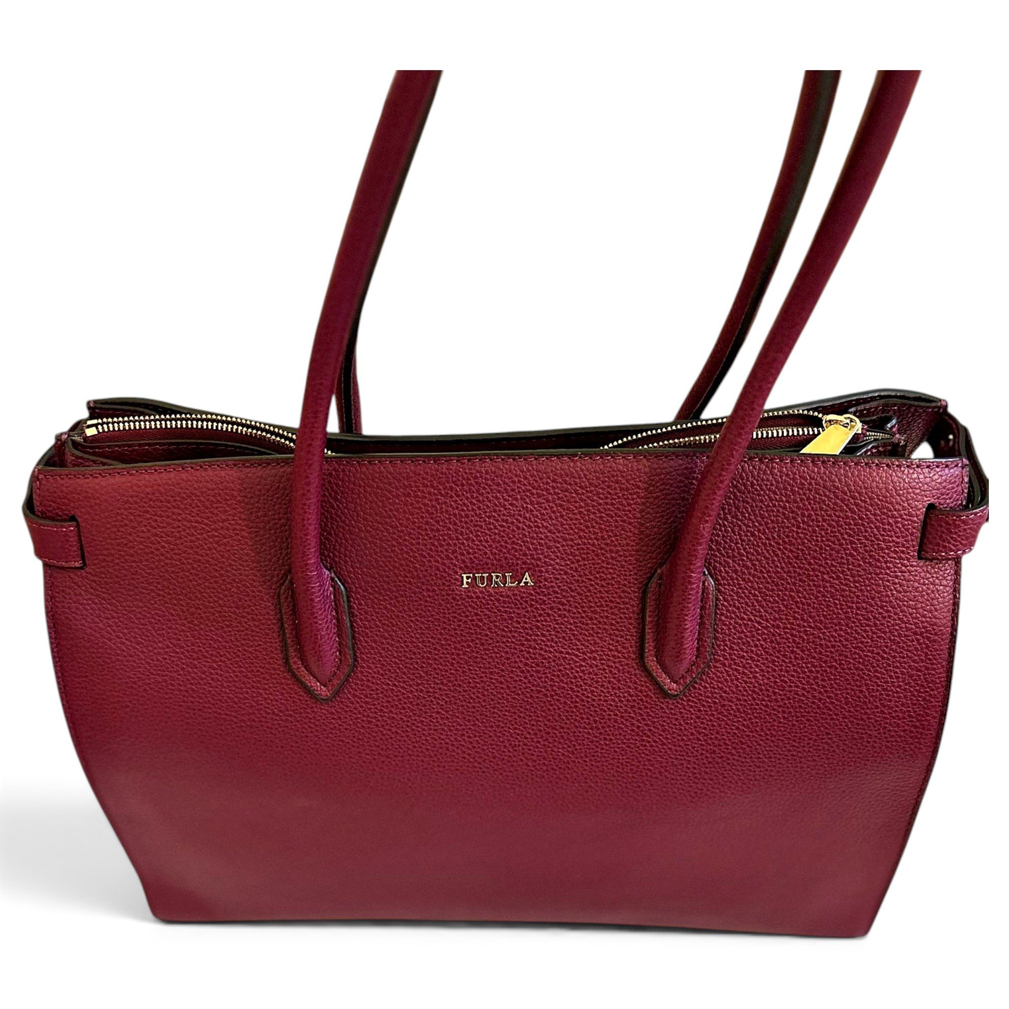 Leather tote