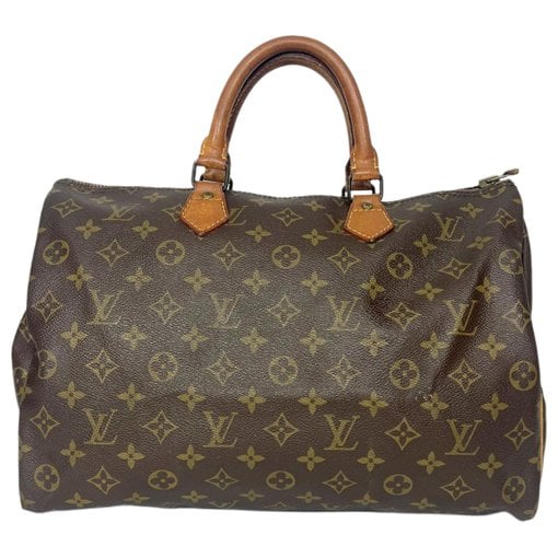 Speedy leather handbag