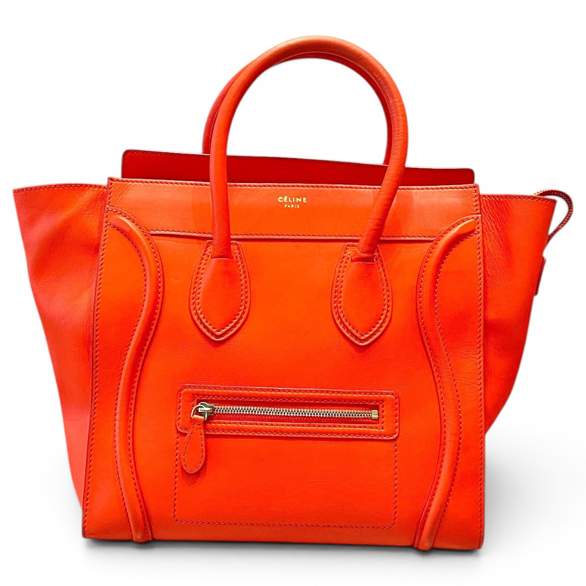Luggage leather handbag