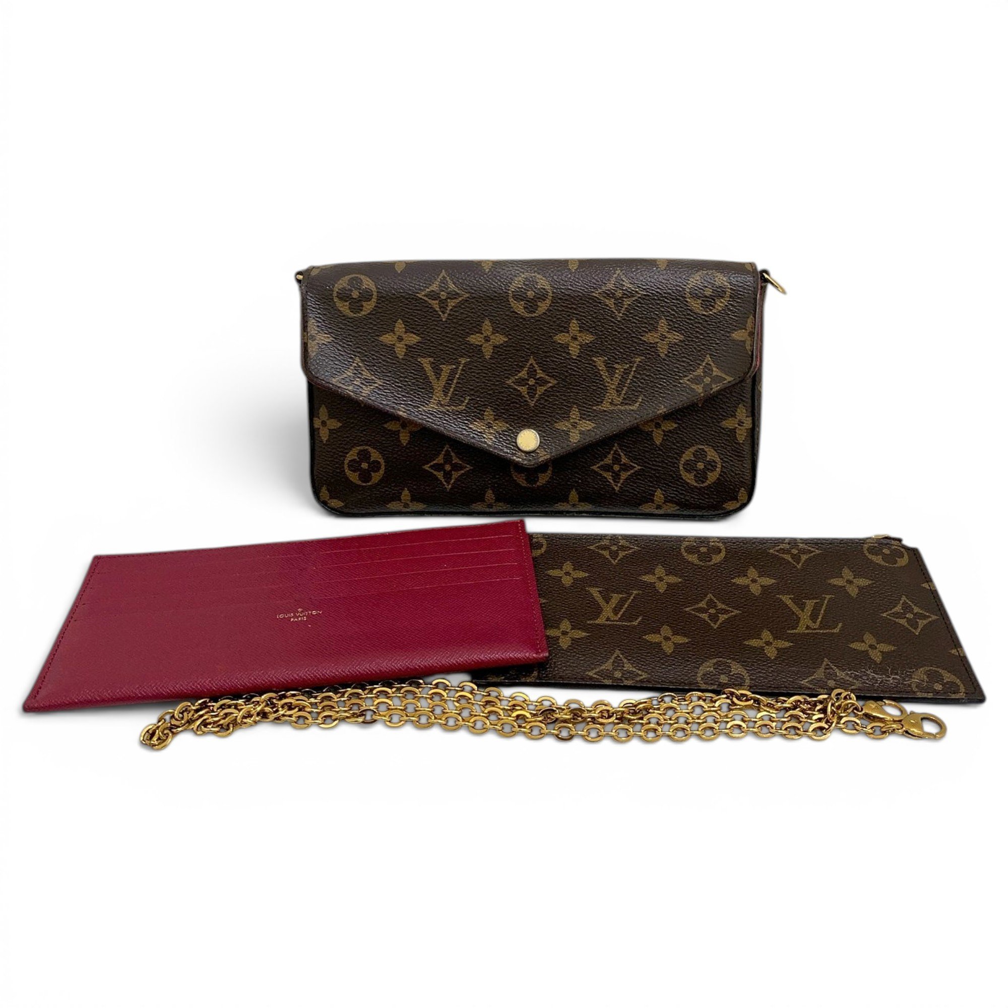 Félicie leather crossbody bag