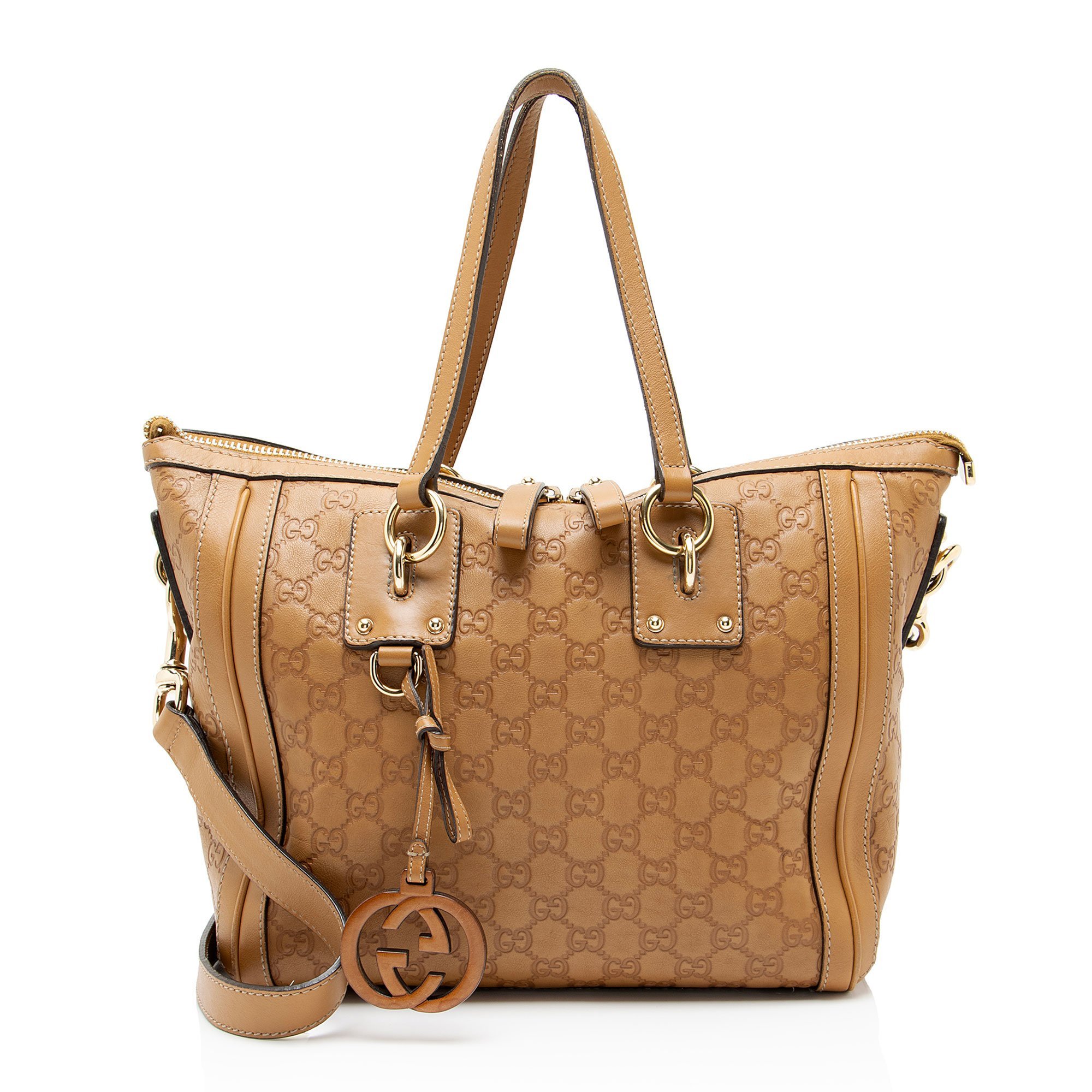 Leather tote