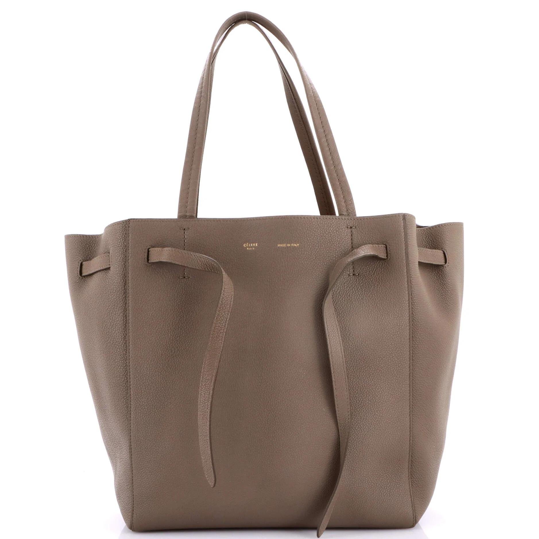 Leather tote