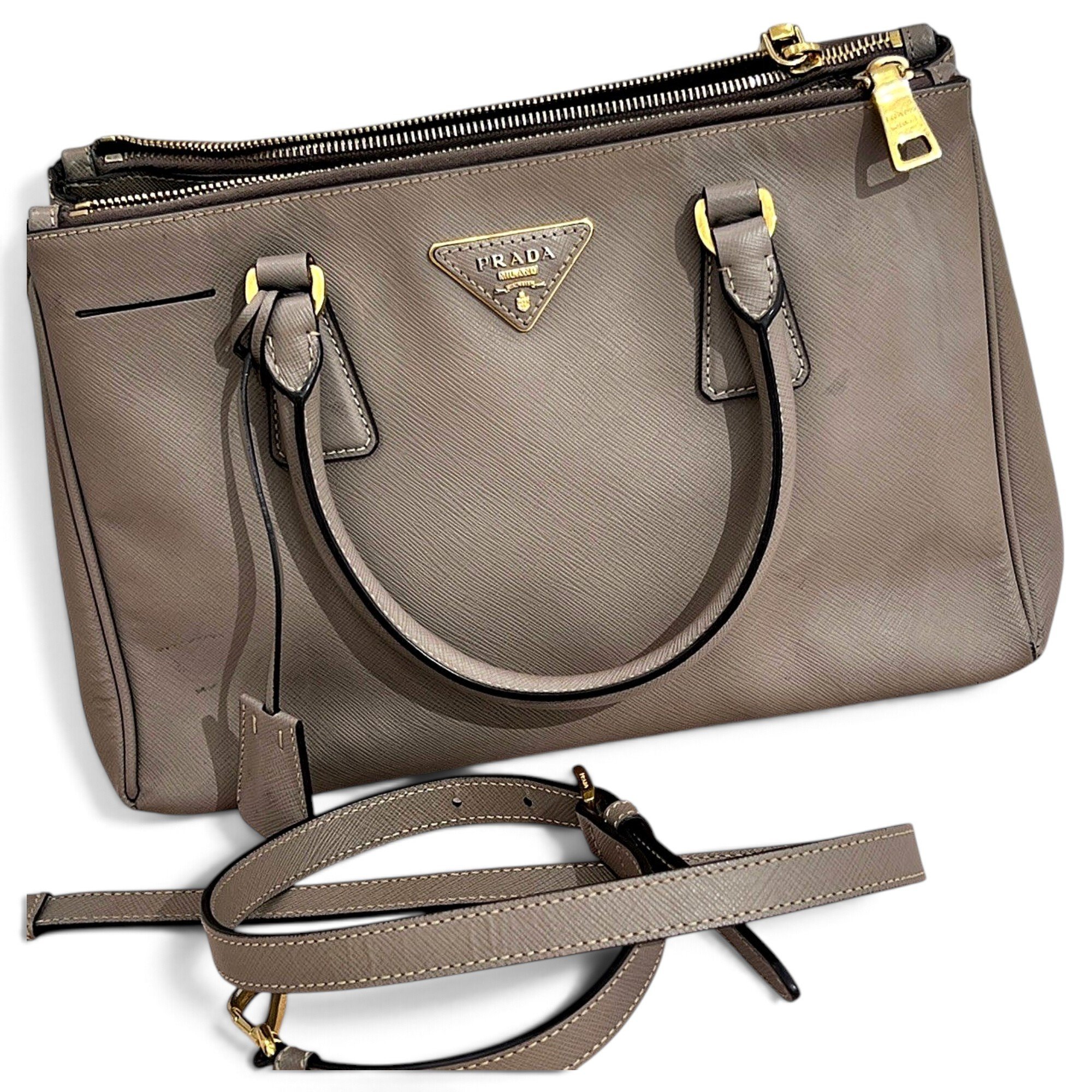 Galleria leather handbag