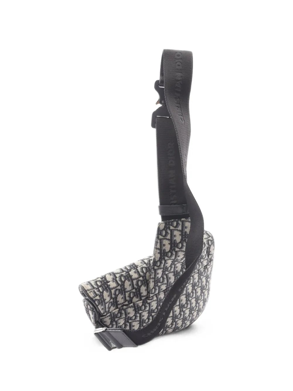 2000s Saddle monogram-pattern messenger bag