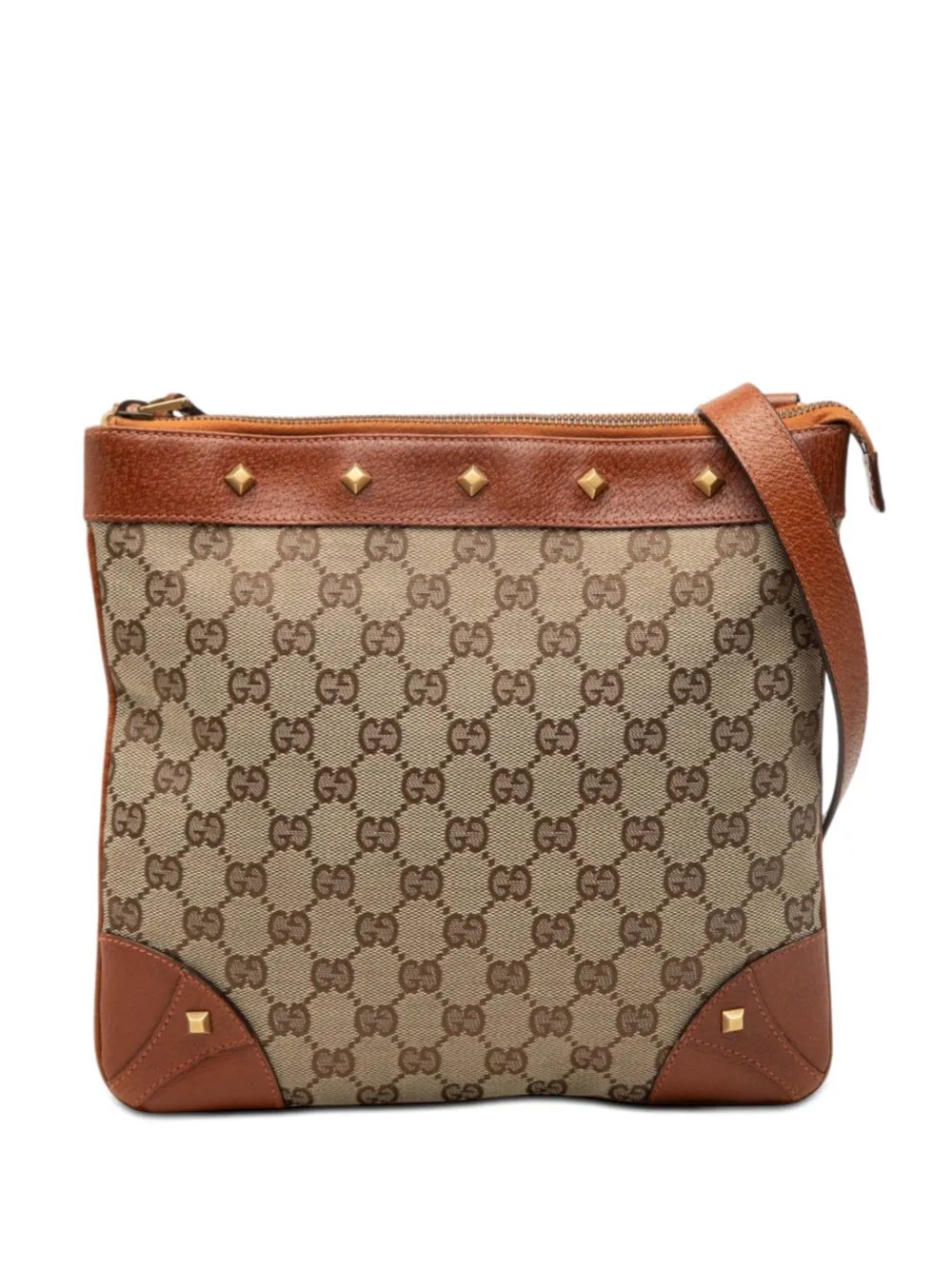 2000-2015 GG Canvas Nailhead crossbody bag