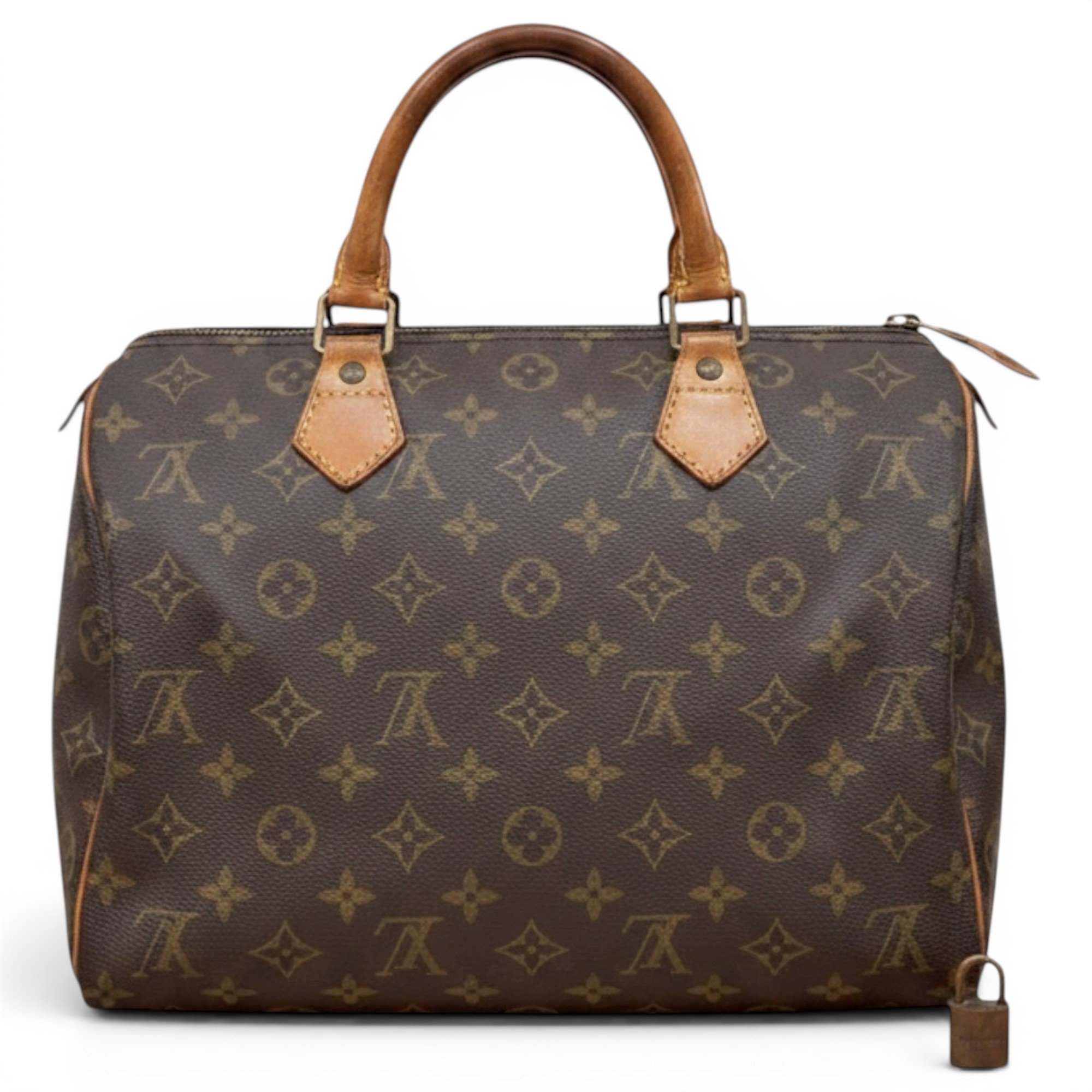 Speedy leather handbag