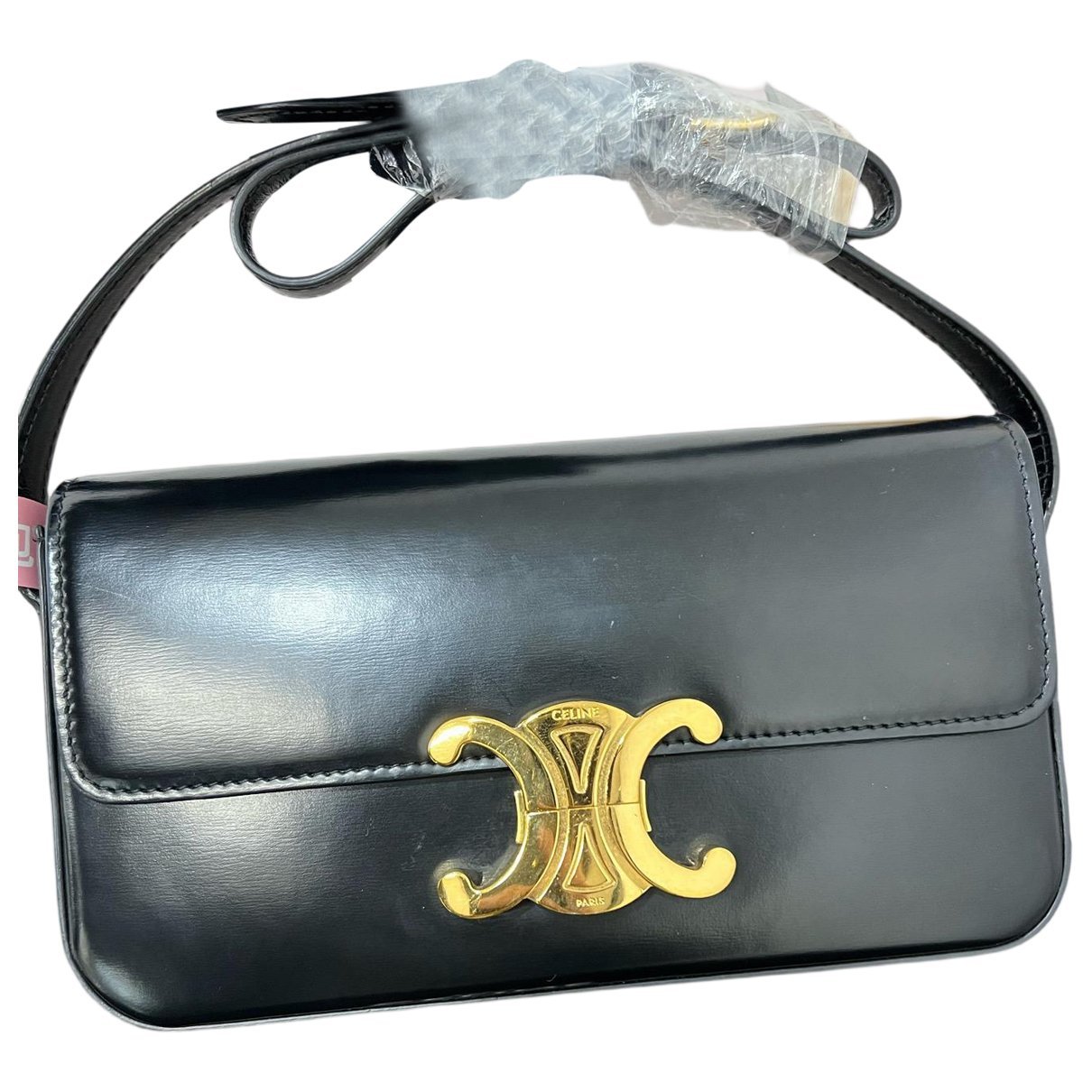 Triomphe leather handbag