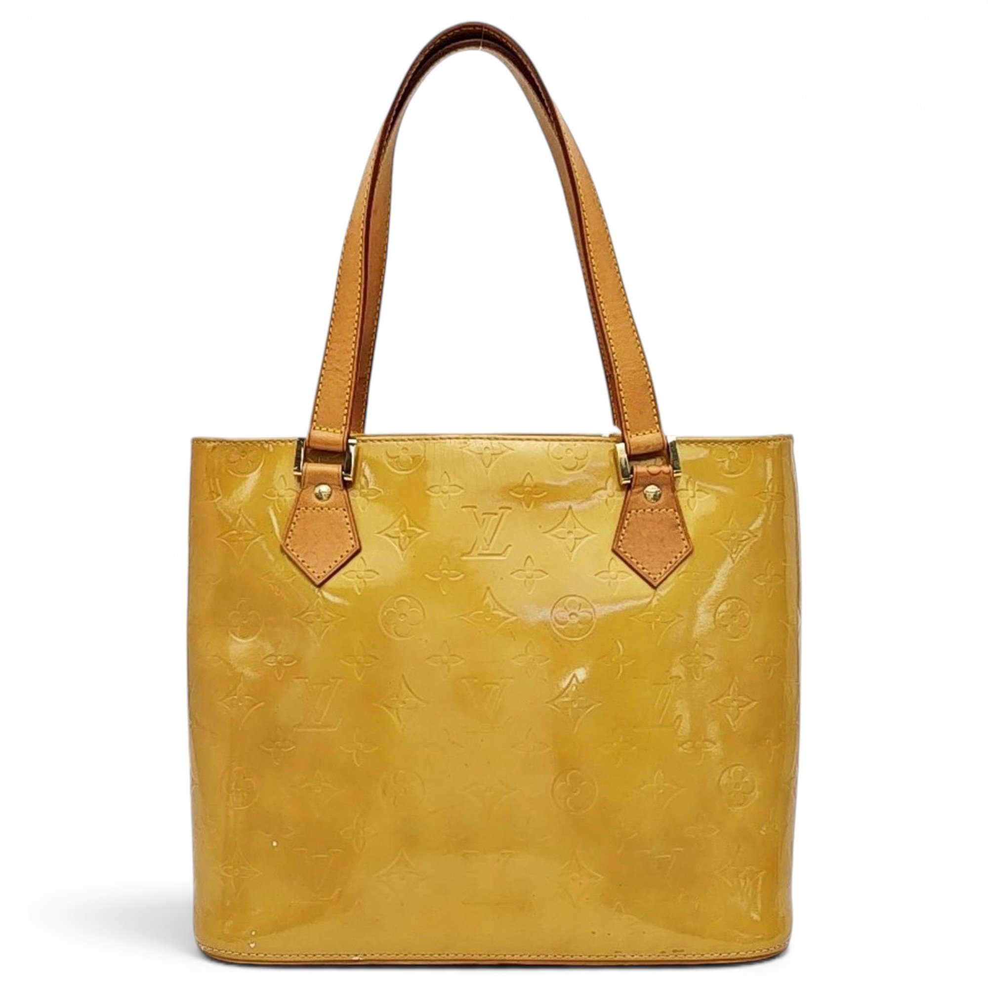 Houston patent leather handbag