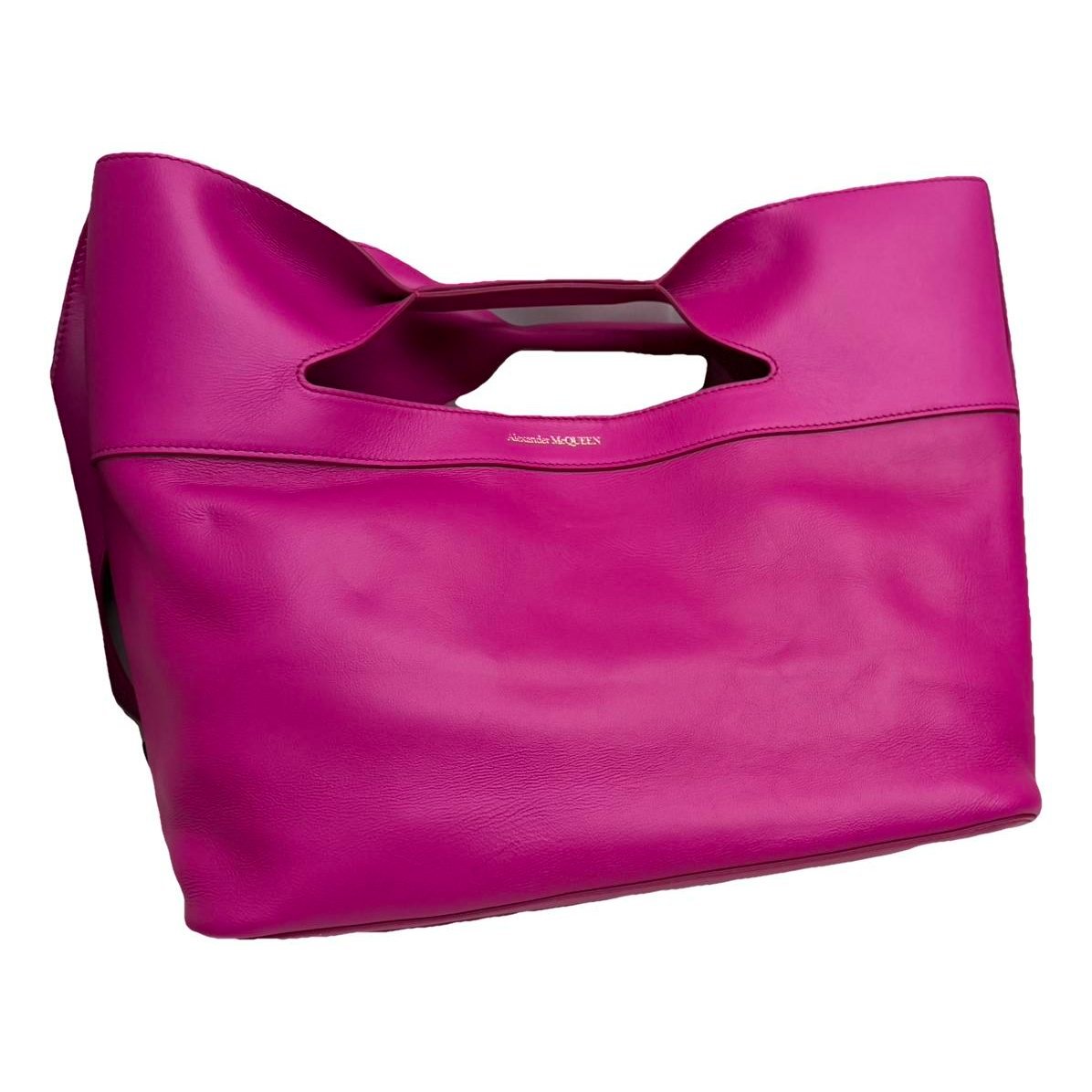 Leather tote