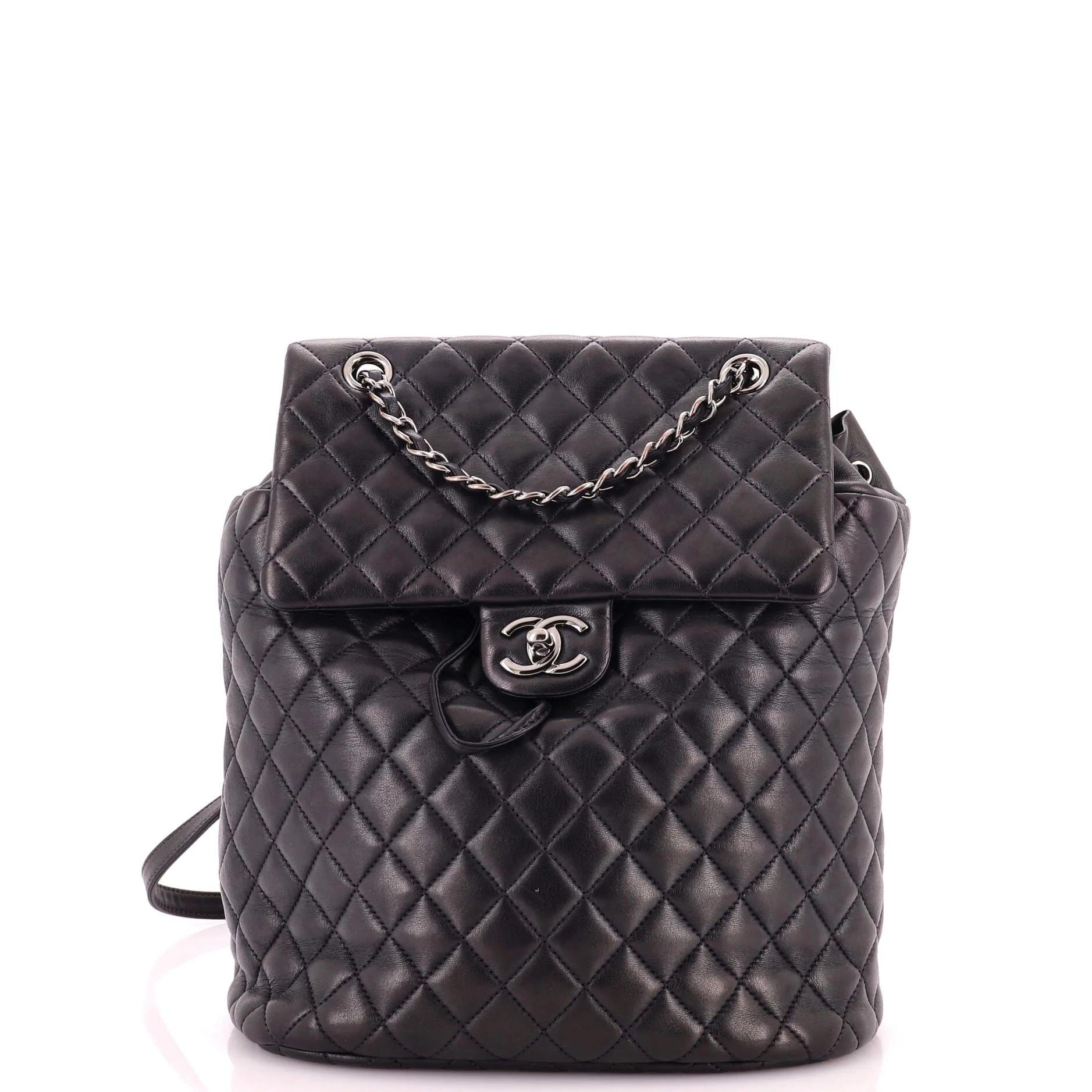 Leather backpack
