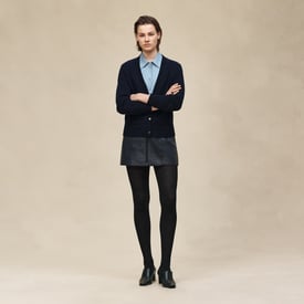 "L'Enseigne du Sellier" buttoned cashmere cardigan