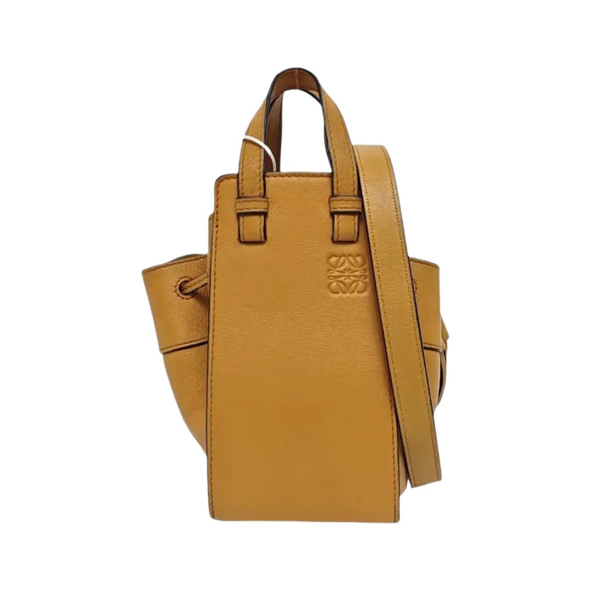 Hammock leather handbag