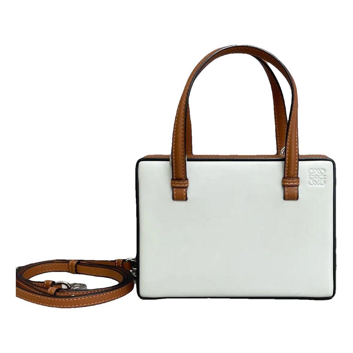 Postal leather handbag