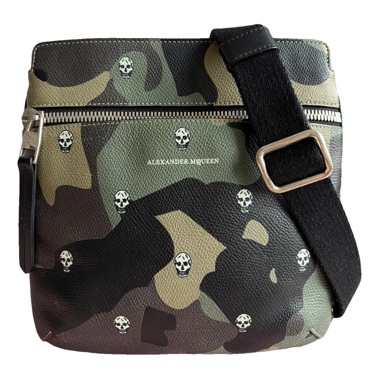 Skull leather handbag