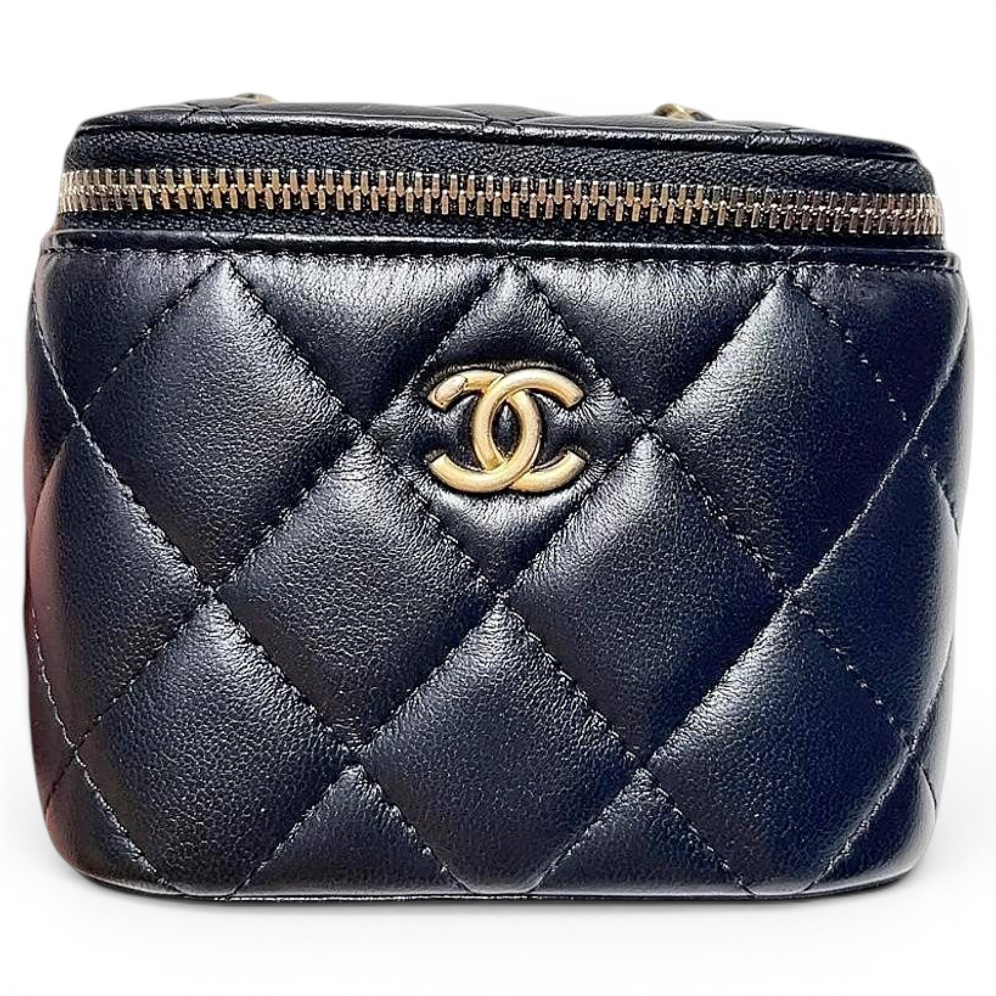 Trendy CC Vanity leather handbag