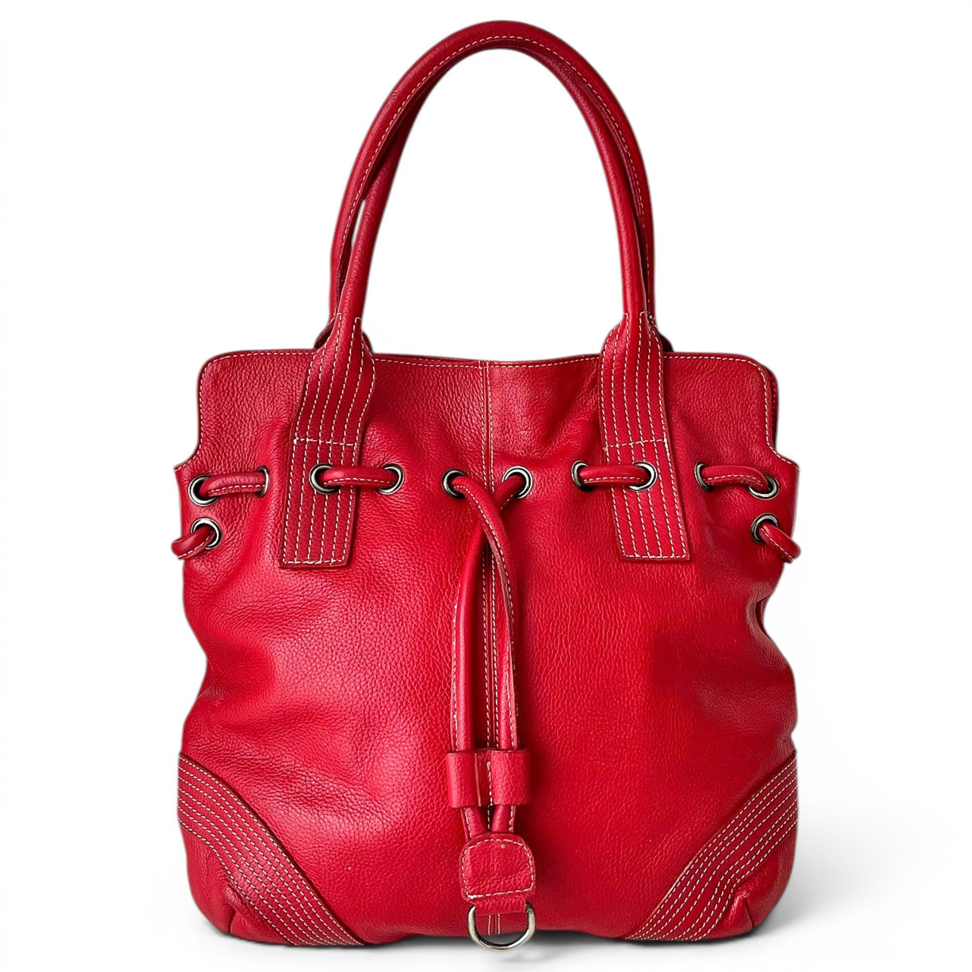Leather tote