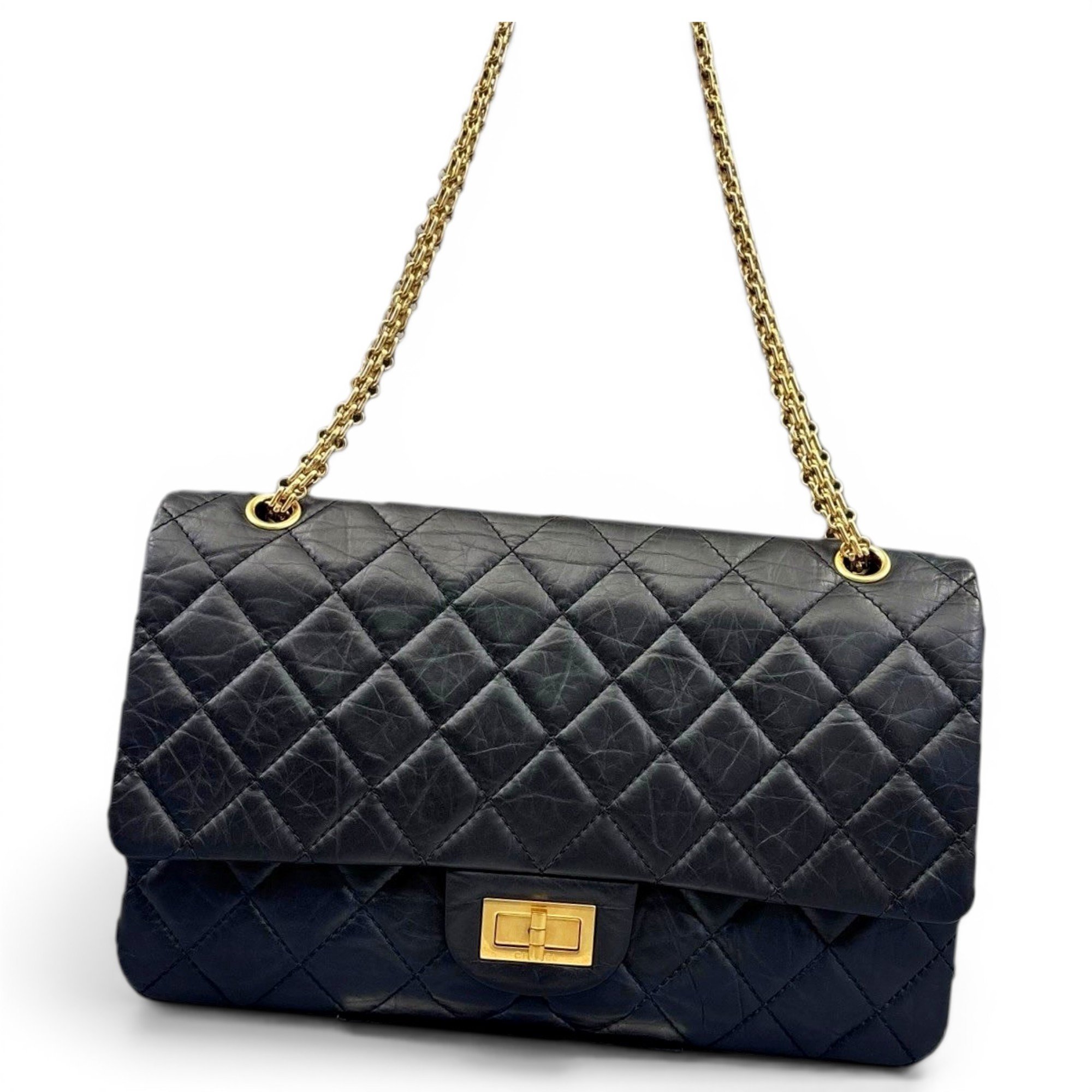 2.55 leather handbag