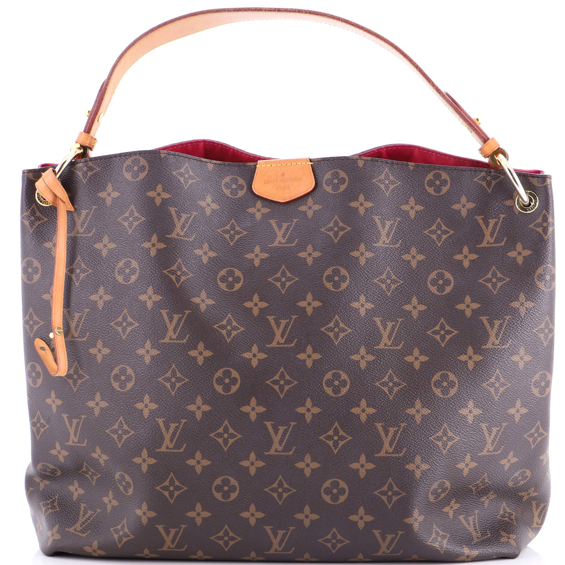 Louis Vuitton Graceful Handbag Monogram Canvas MM