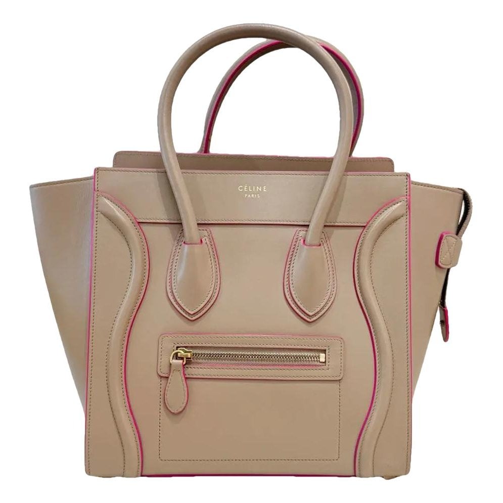 Luggage leather handbag