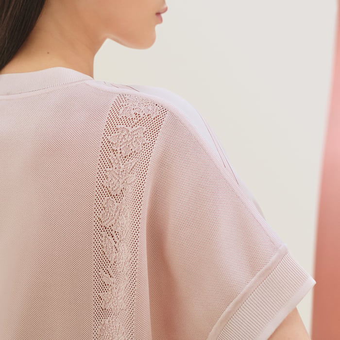 Rose Pâle "Brides De Gala En Fleurs" Twillaine Tunic Dress