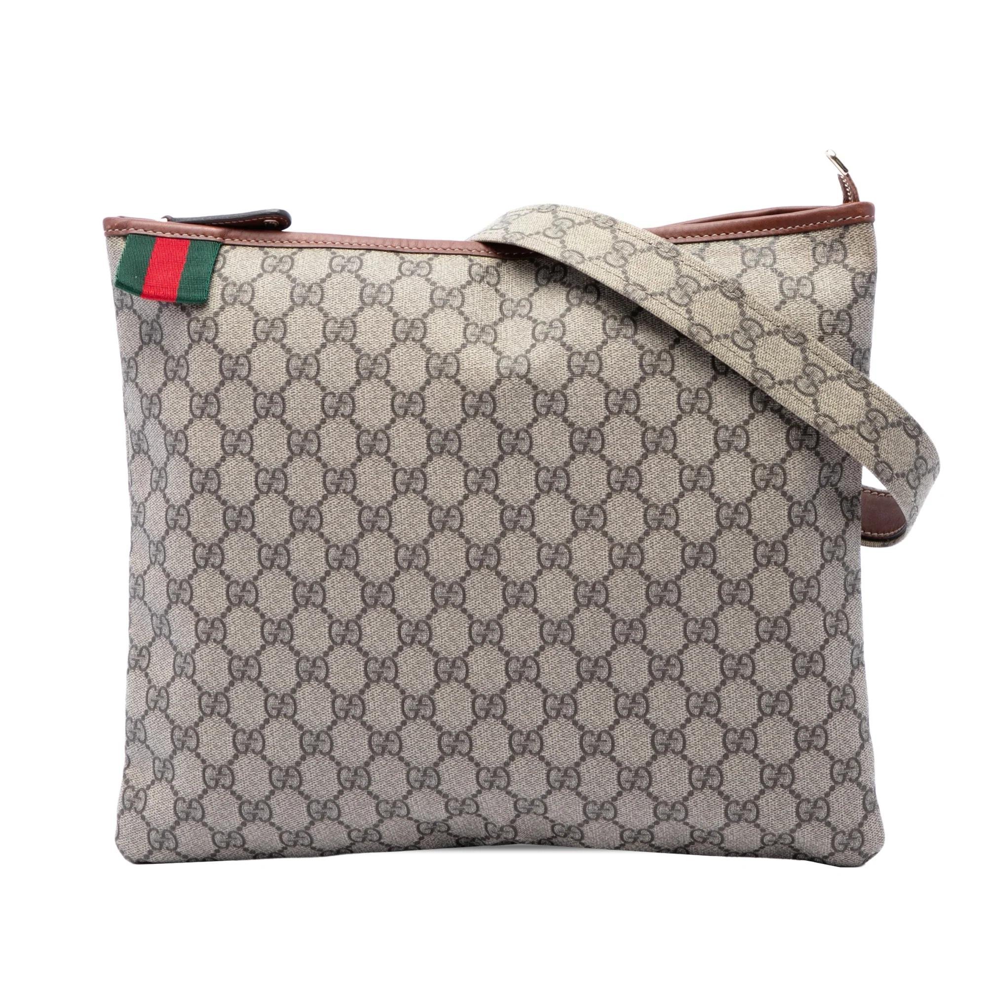 Gucci B leather crossbody bag