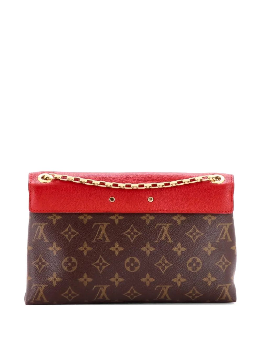 Pallas Chain Monogram Canvas and Calfskin shoulder bag