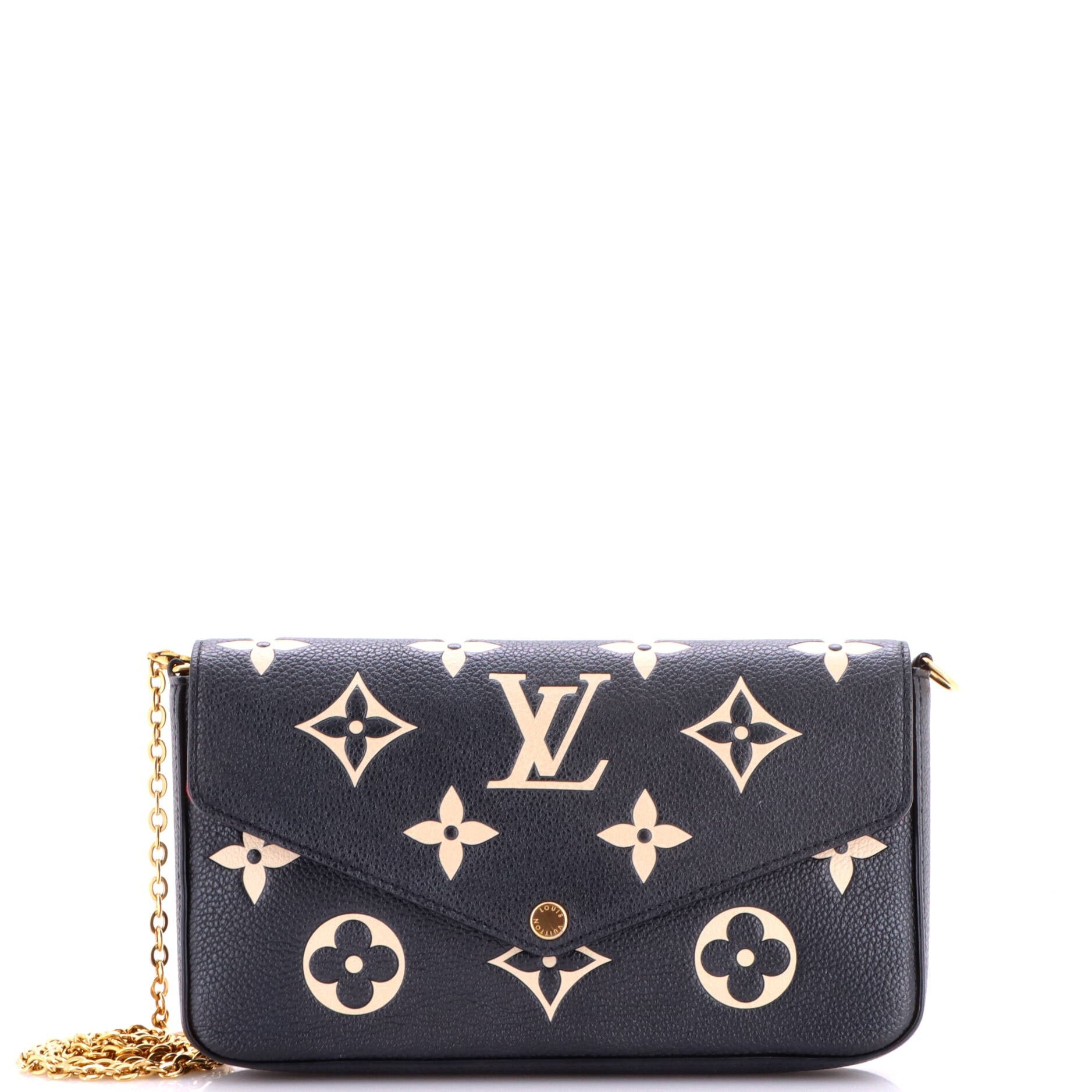 Felicie Pochette Bicolor Monogram Empreinte Giant