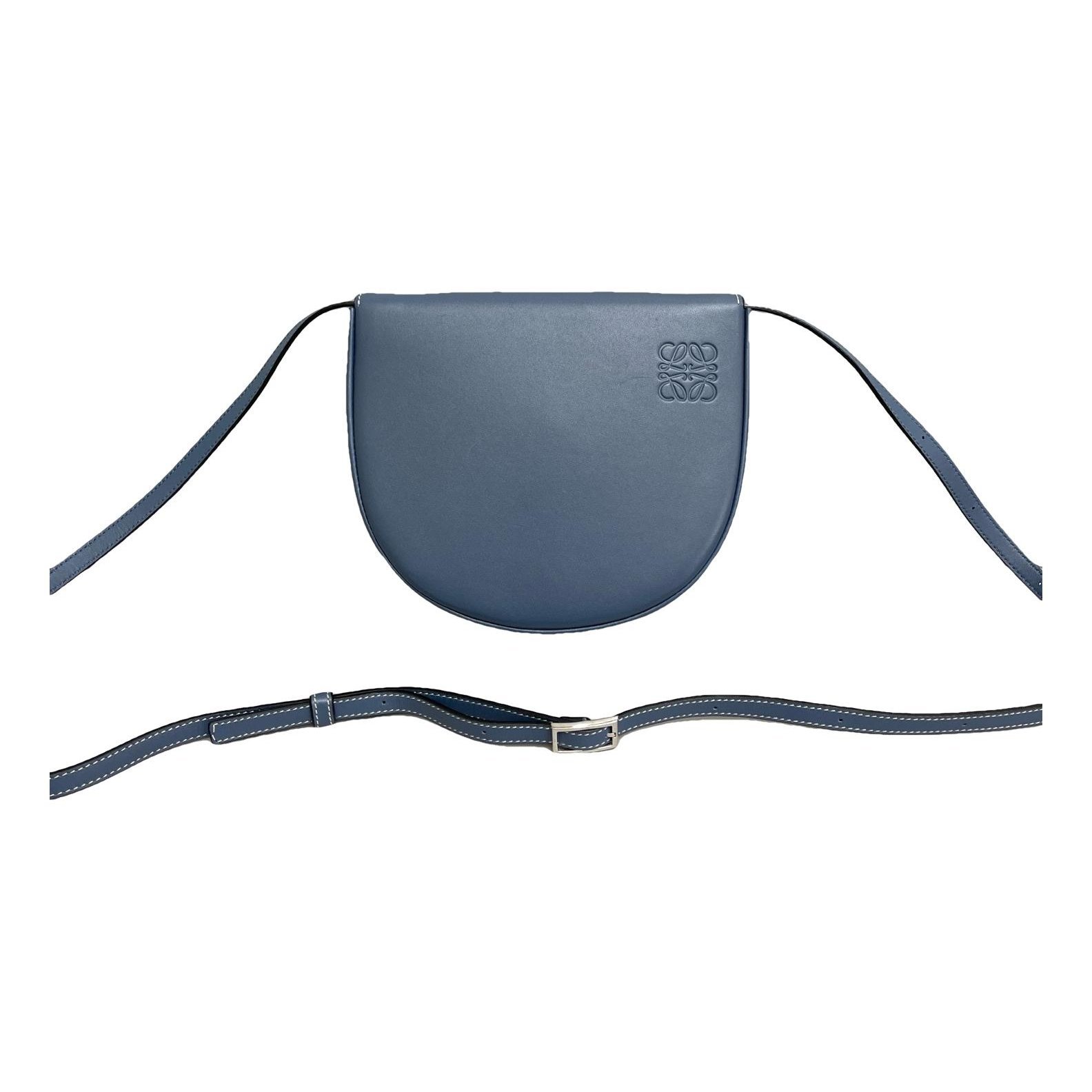 Heel leather handbag