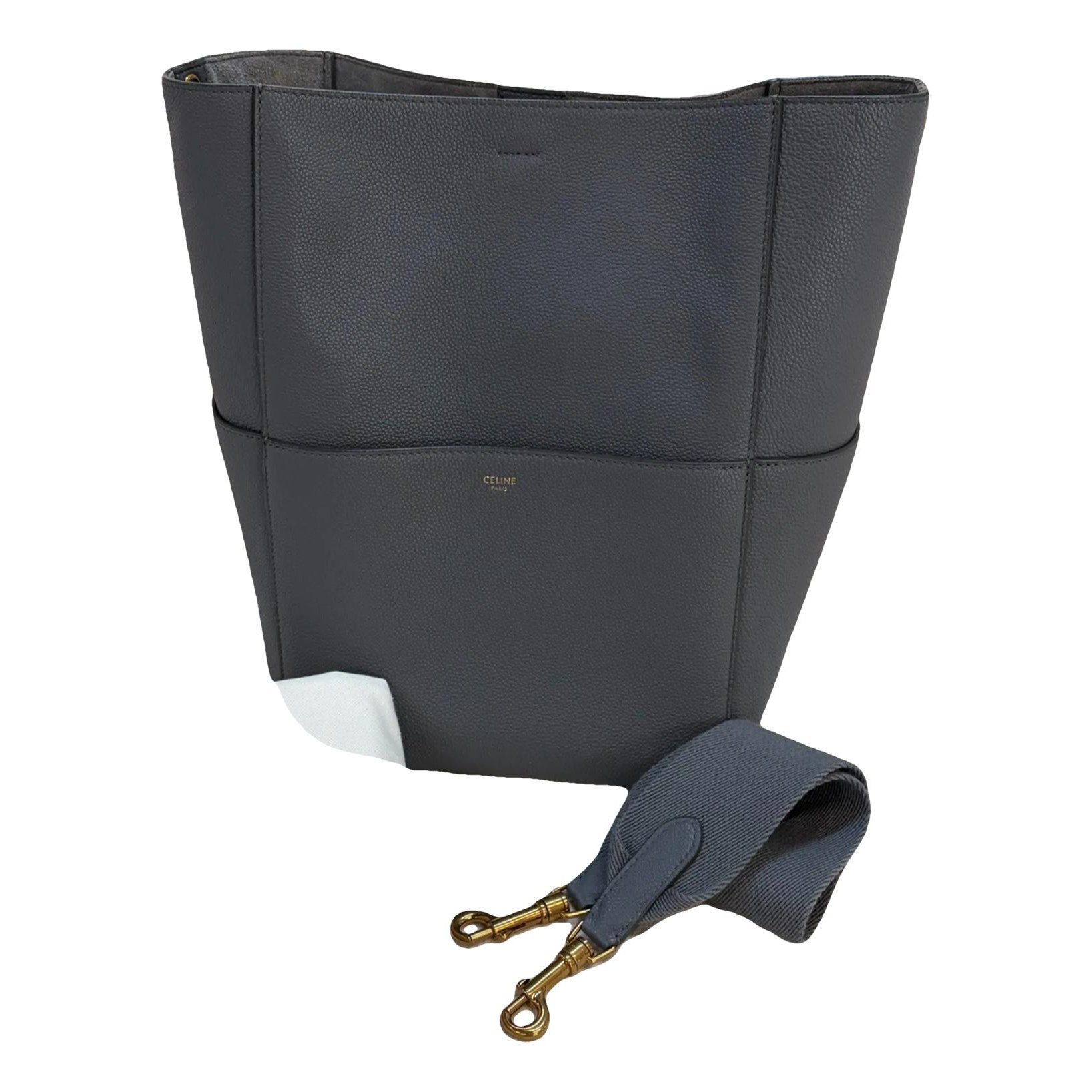 Seau Sangle leather tote