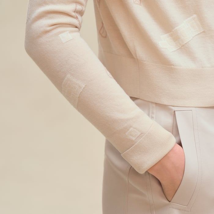 Blanc Cygne "Candy Libris Bandana" Light Long-sleeve Cardigan