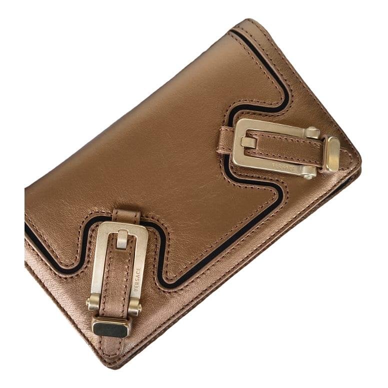 Leather clutch bag