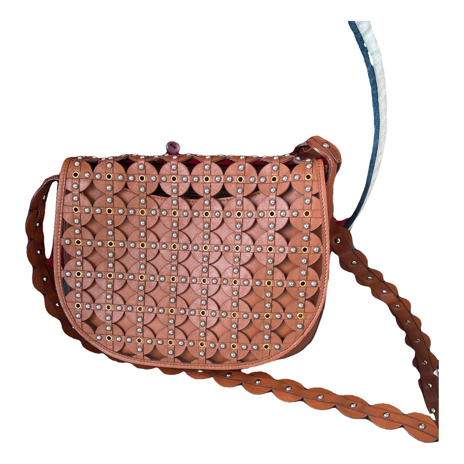 Leather crossbody bag