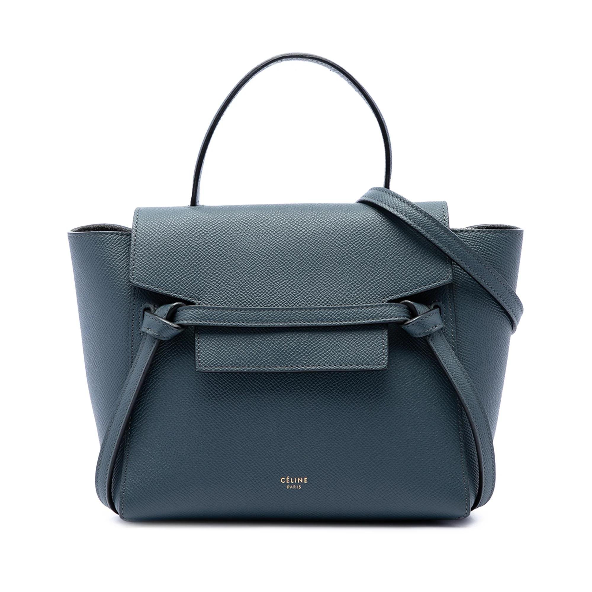 Belt pony-style calfskin handbag