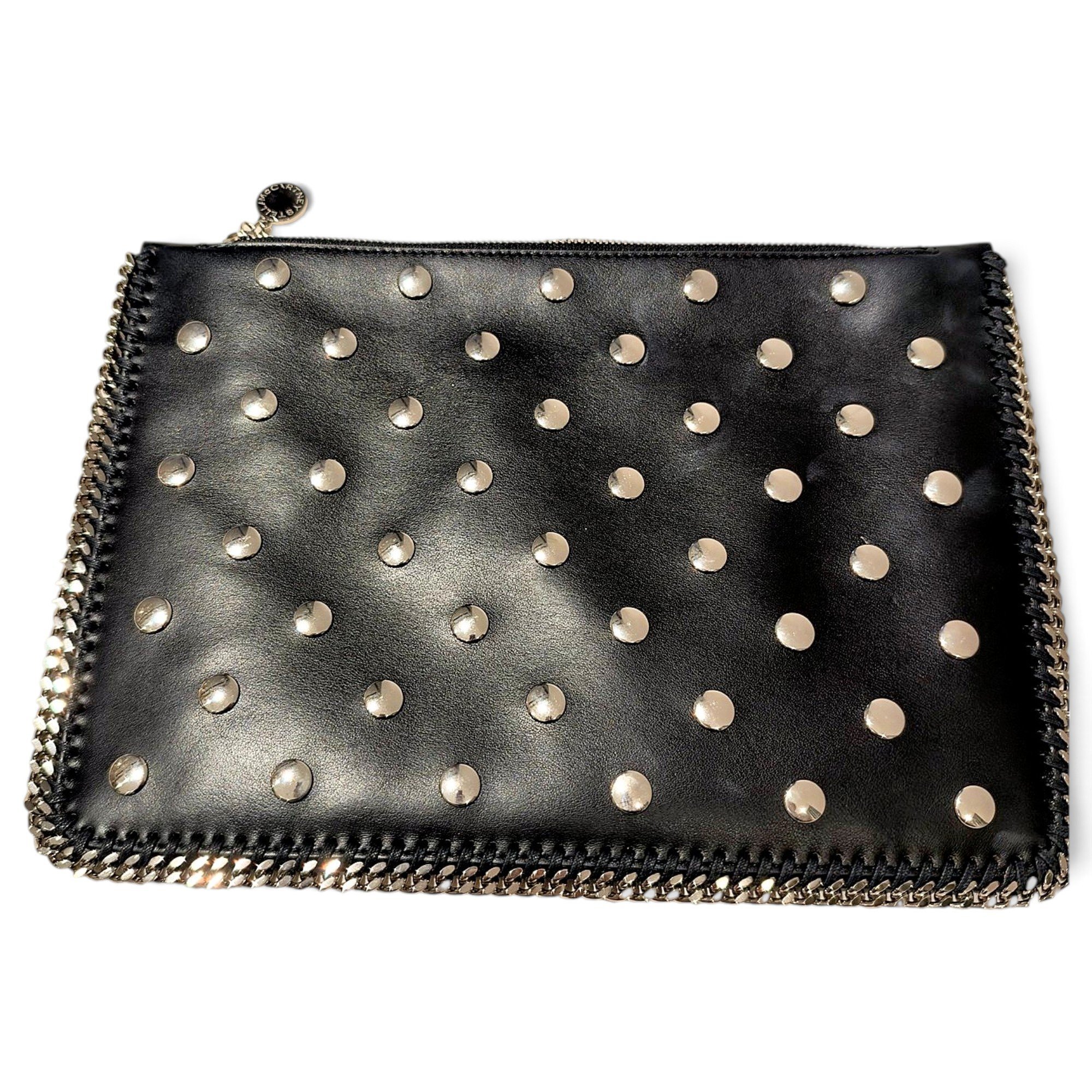 Falabella vegan leather clutch bag