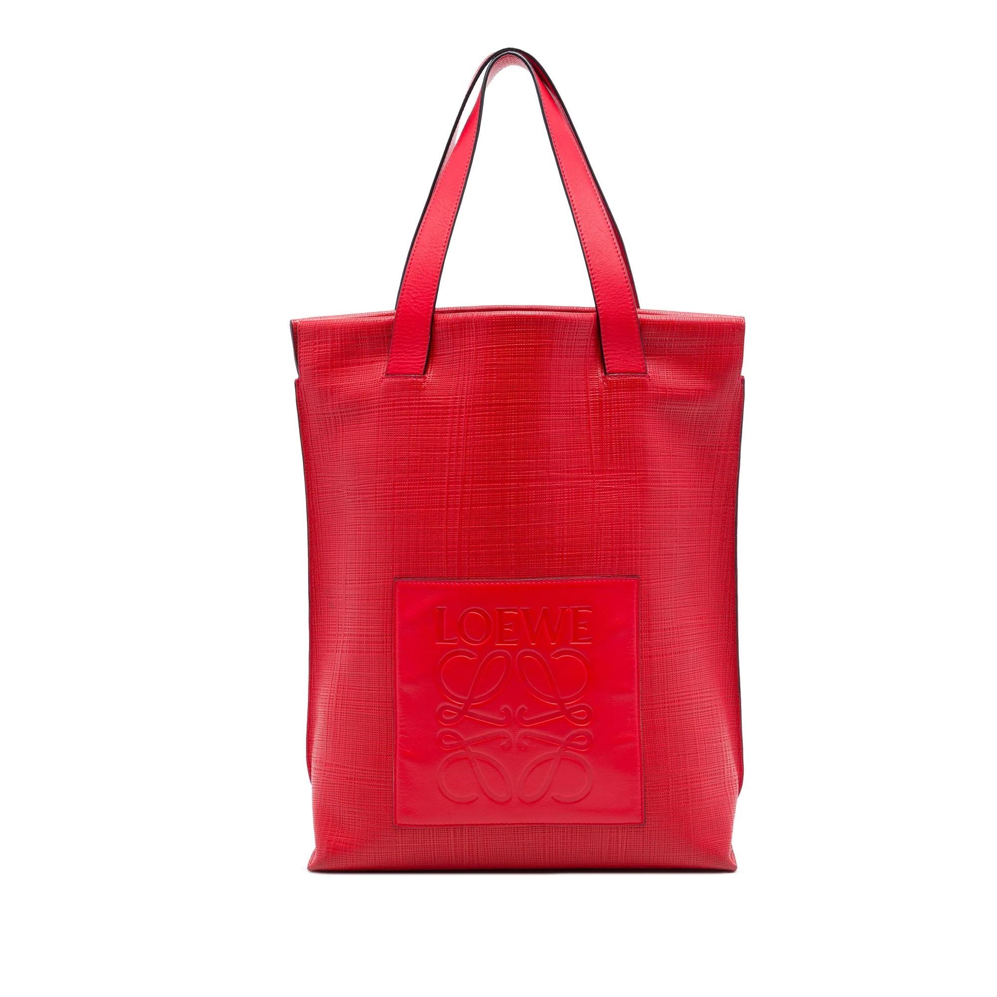 Anagram leather tote