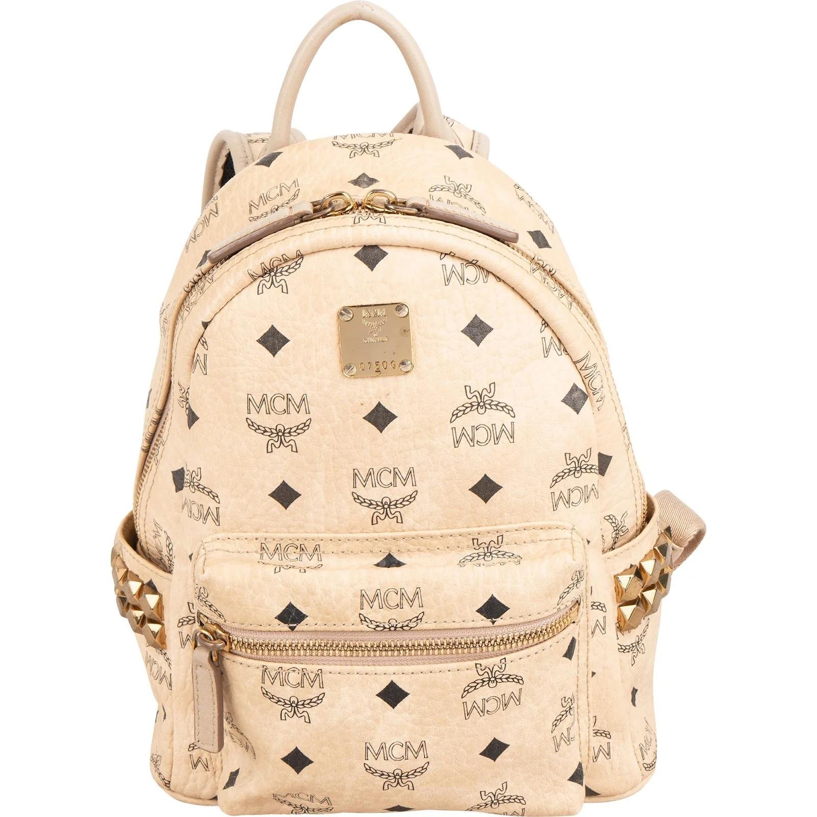 MCM Stark leather backpack