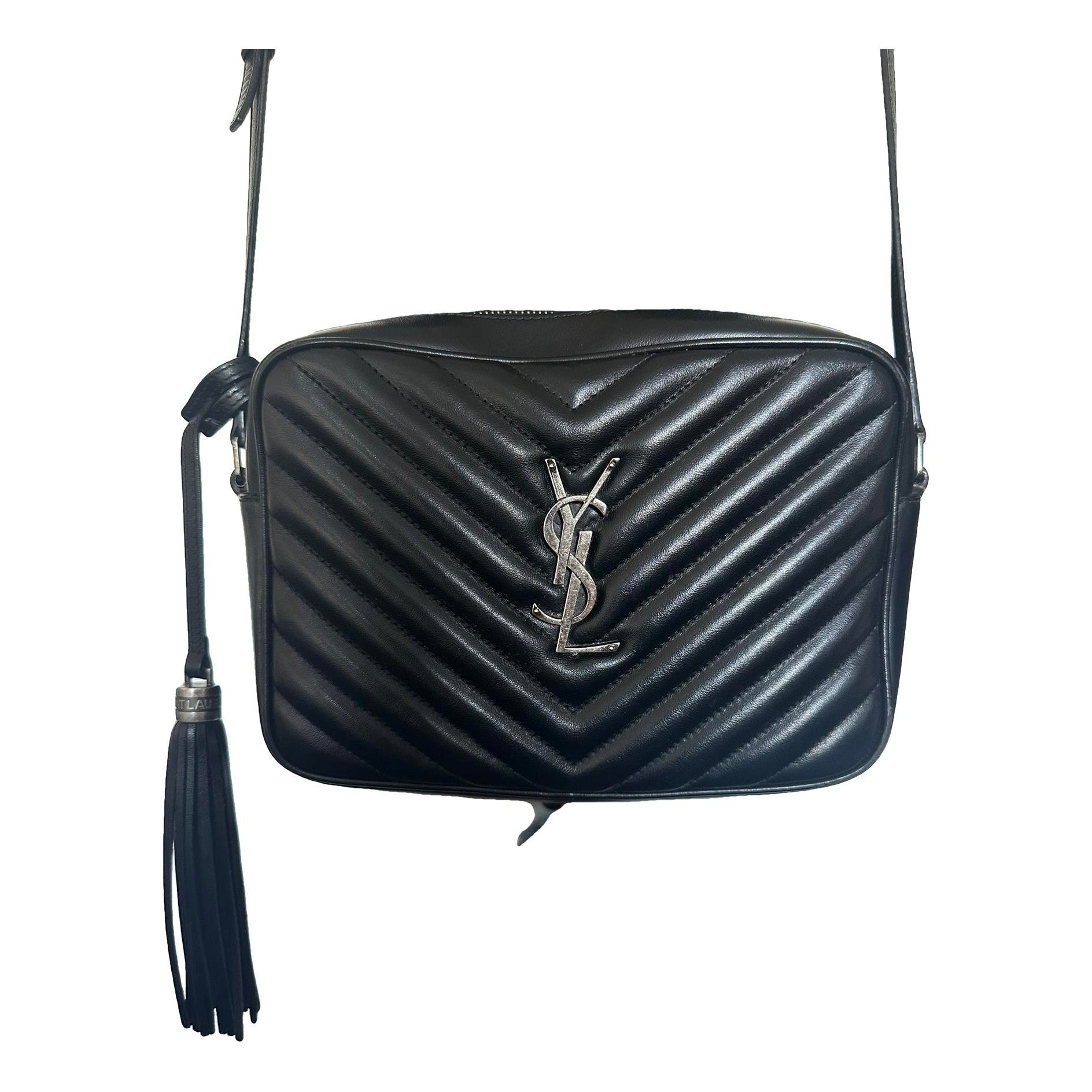 Leather clutch bag