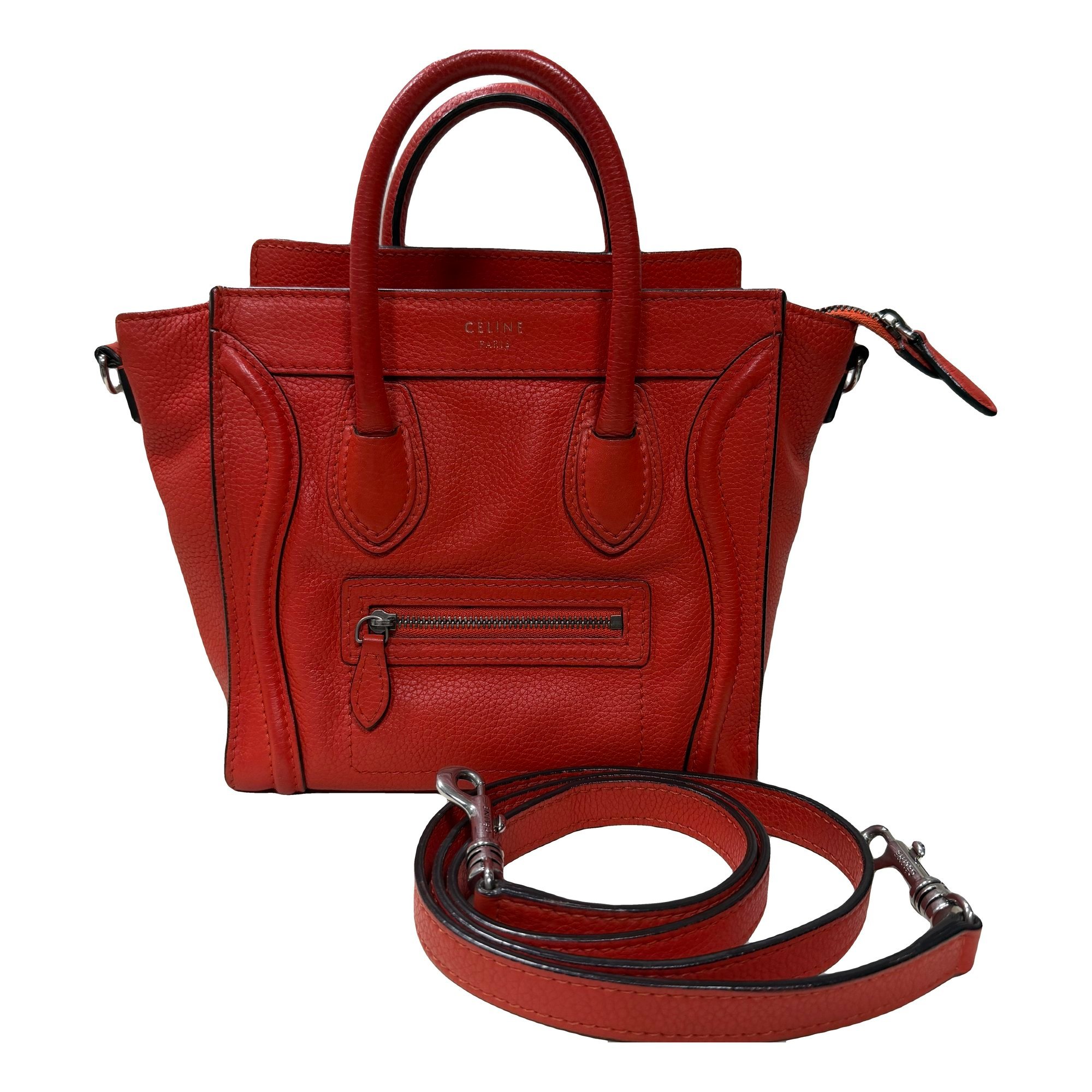 Nano Luggage leather handbag