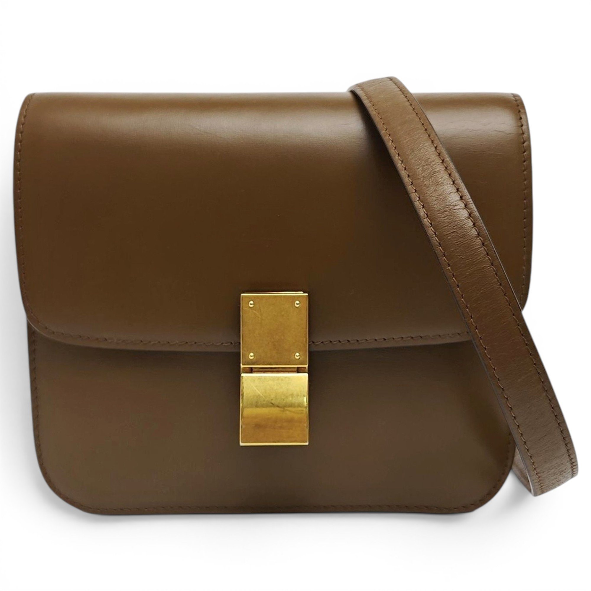 Leather handbag